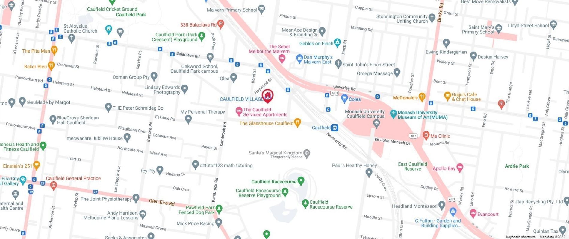 Realm Caulfield - Residential Living Map