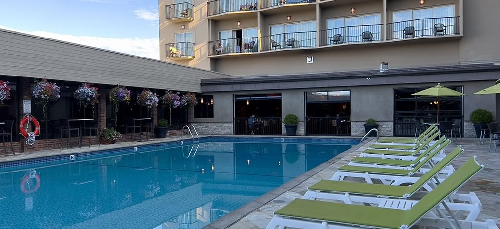 Outdoor pool at Coast Capri Hotel