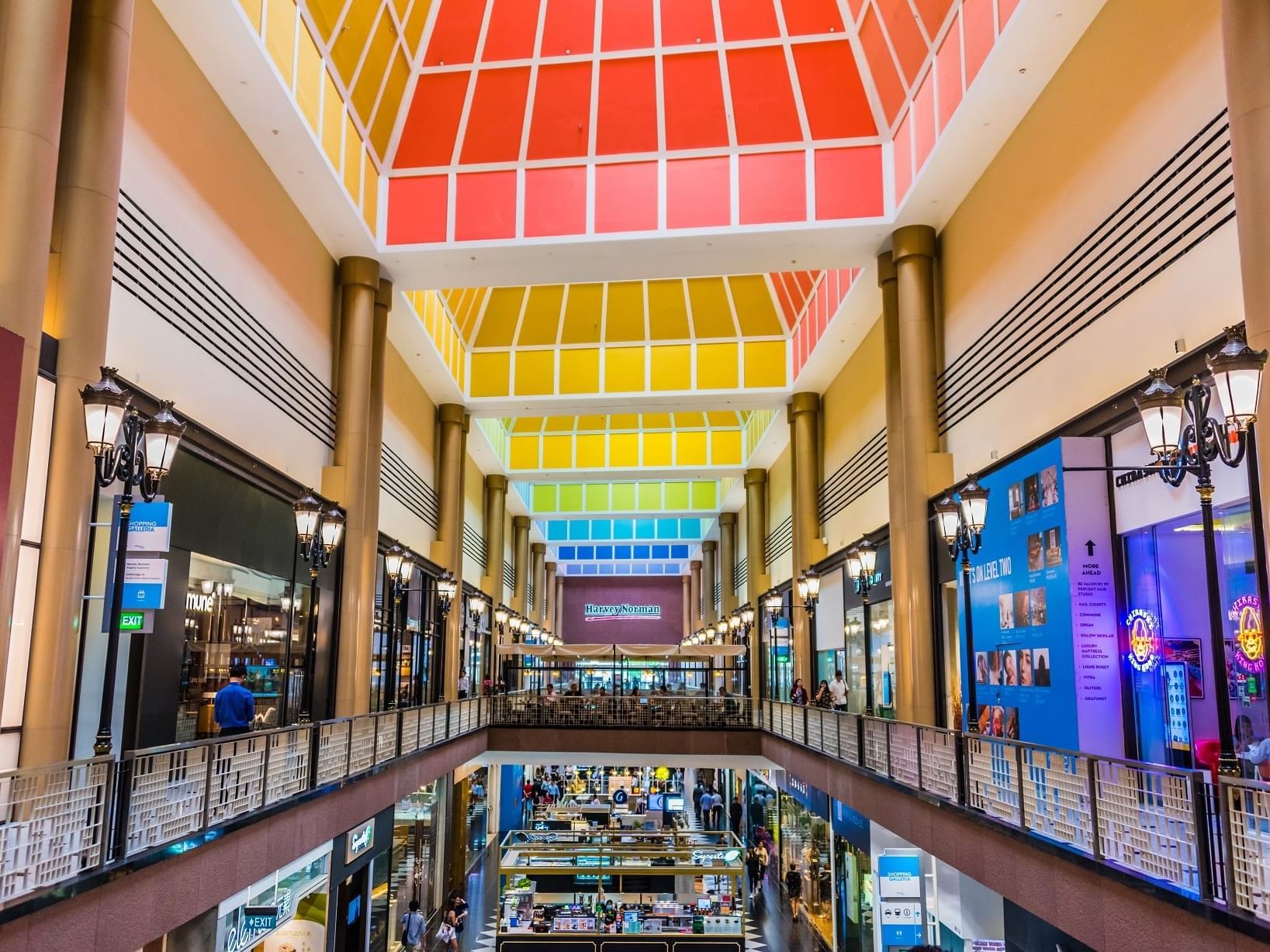 Interior of Millenia Walk near Carlton Hotel Singapore