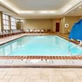 The large indoor pool at Hotel Topeka at City Center