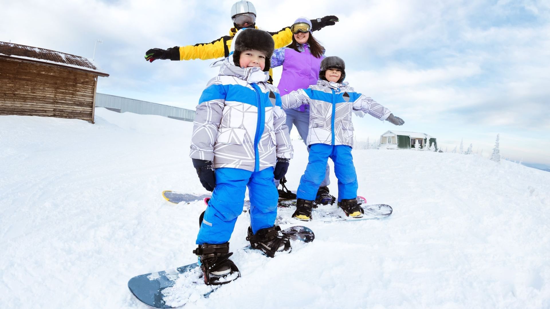  A family Snow Skating at Legacy Vacation Resorts 