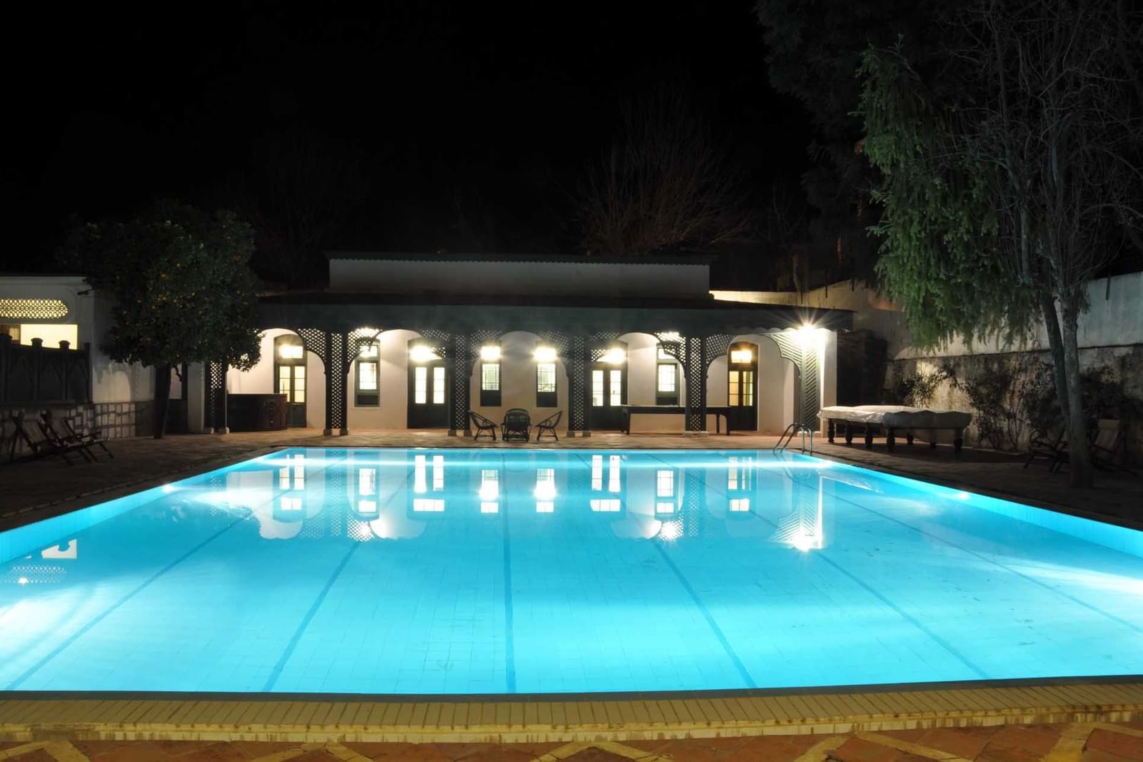 View of the Hotel Swimming Pool at Swat Serena Hotel