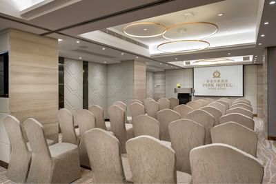 Chairs arranged in the Meeting Venues in Park Hotel Hong Kong