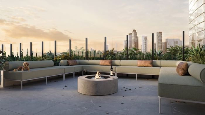 The Archive Sky Terrace and Fire Pit