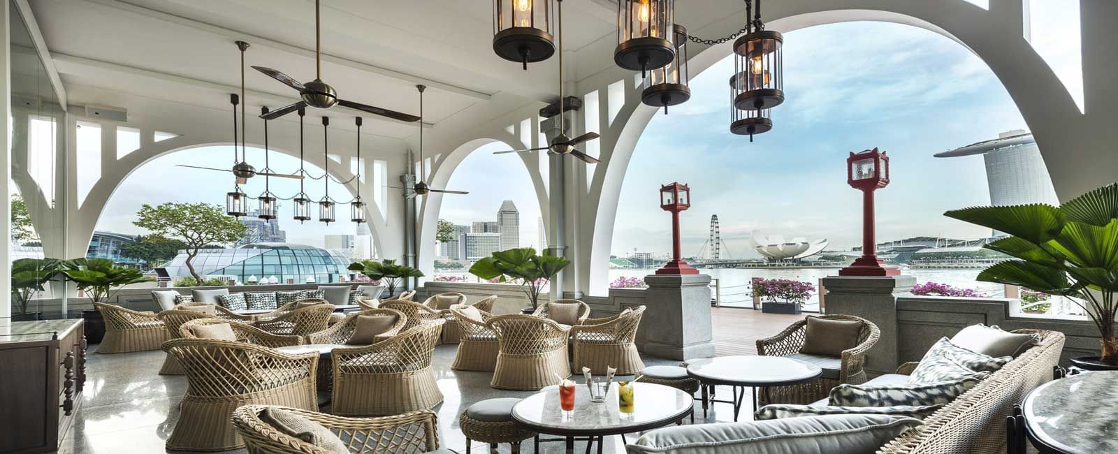 Dining at the Clifford Pier in Fullerton Bay Singapore