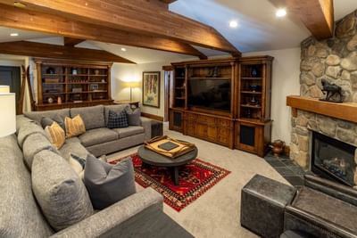Interior living room at the Chateaux Deer Valley