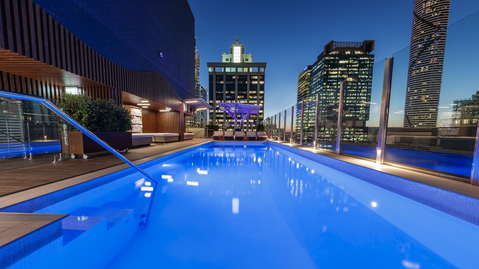 Rooftop Pool at Pullman and Mercure King George Square Brisbane