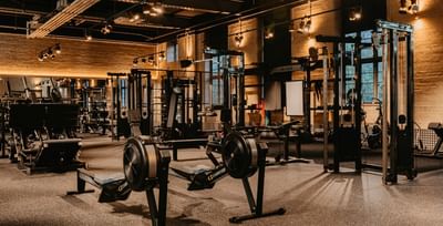 Fully equipped gymnasium at Easthampstead Park Hotel