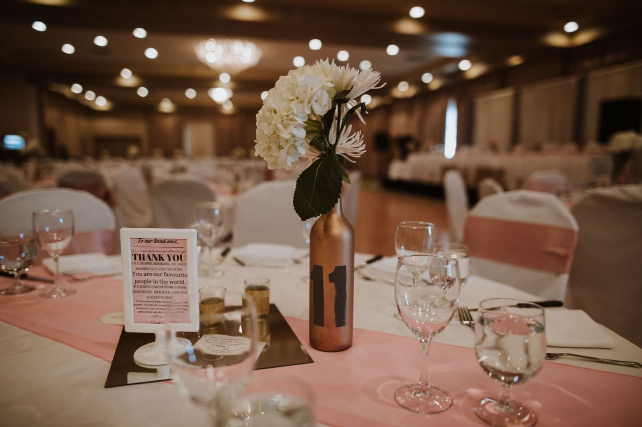 Wedding - Table Set Up