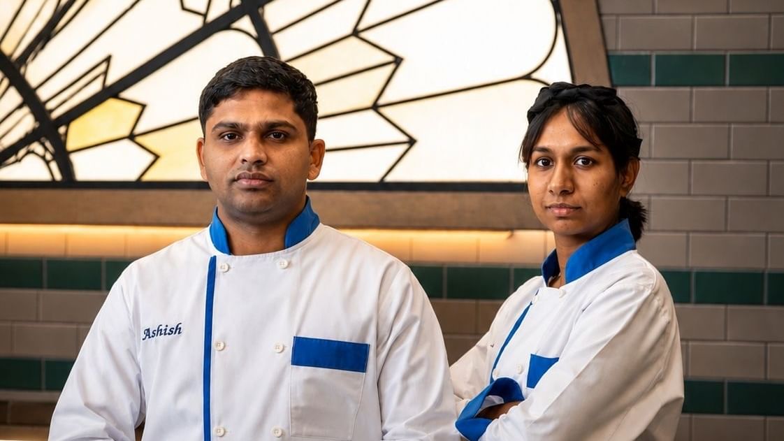Two Pastry Chefs crowned winners of Bake Off: The Professionals Series 11 representing Edwardian Hotes