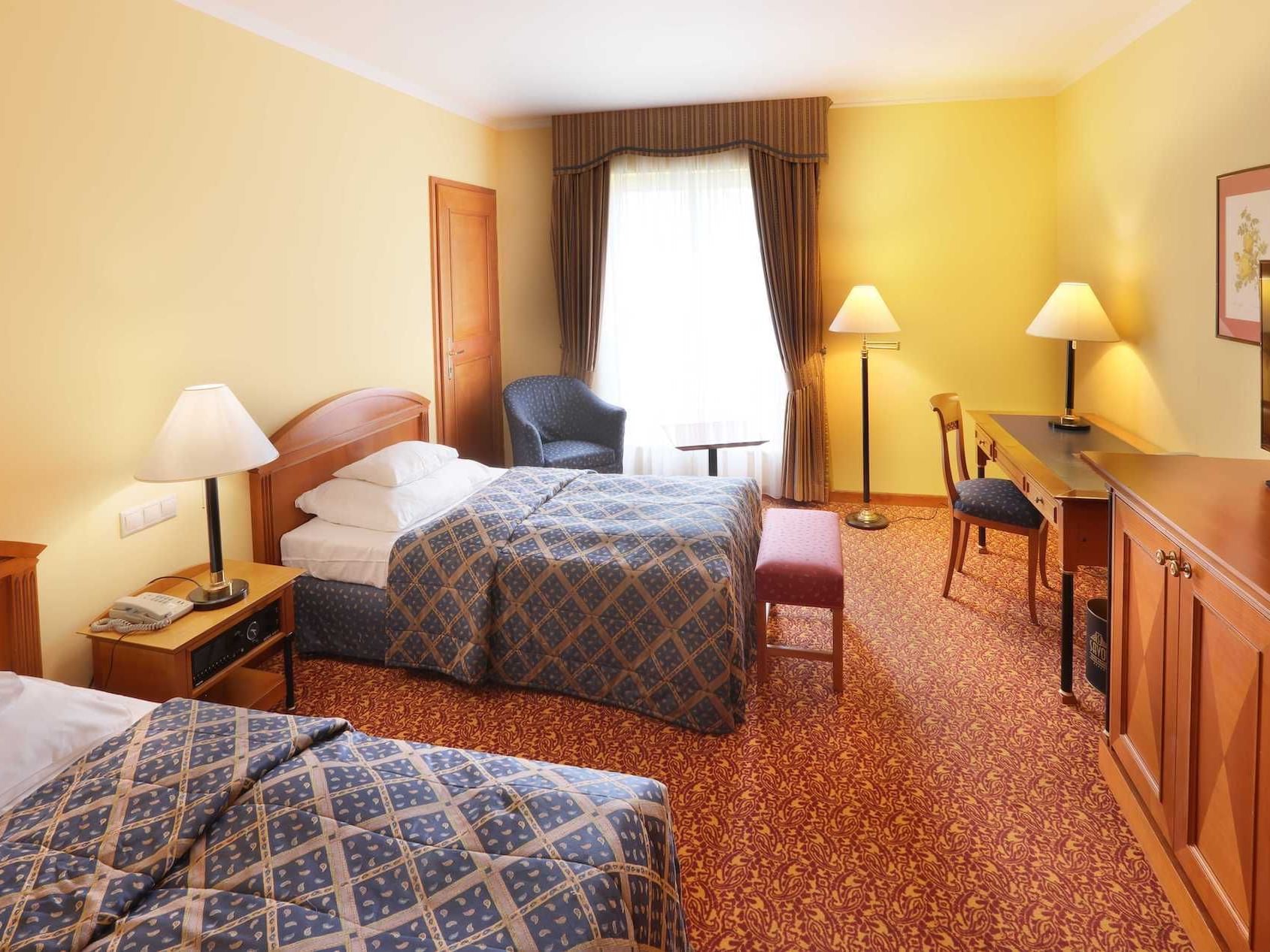 Standard Twin-Bedded Room at Hotel Savoy Prague