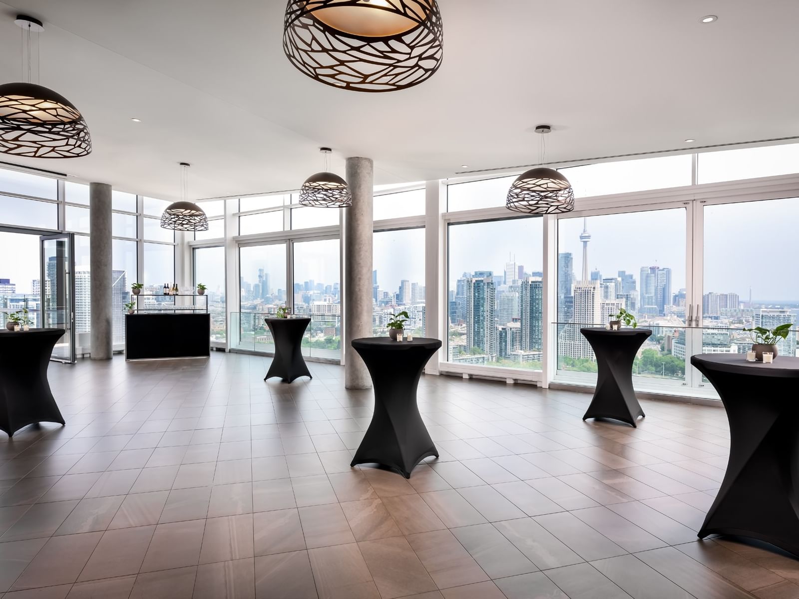 Daytime image of the Toronto sky line in The View, Hotel X event space