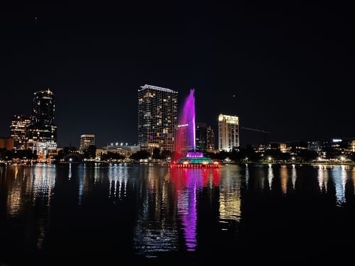 Lake Eola Park in Orlando, which will host 4th of July Fireworks at the Fountain this Independence Day