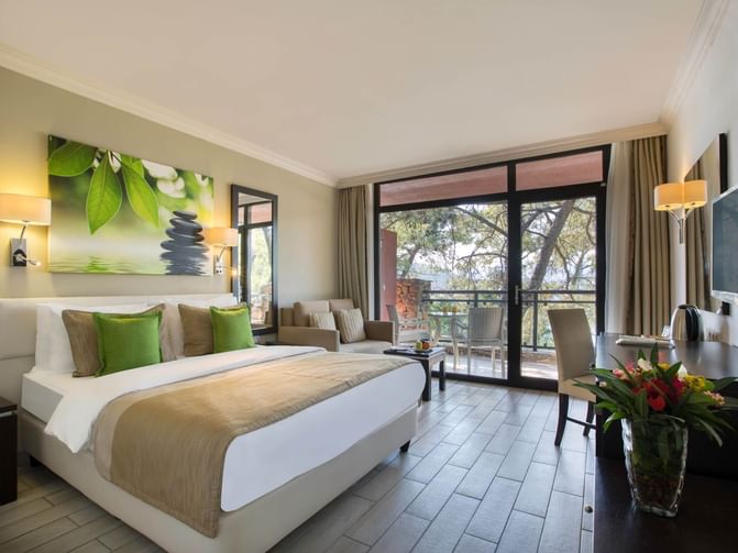 Marmaris Körfezi'nde Balkon Manzaralı Standart Deniz Manzaralı Oda