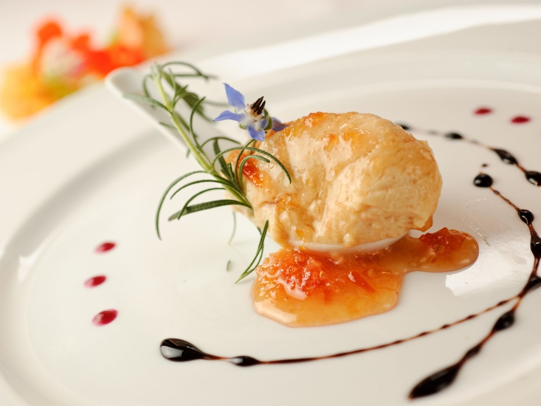 Exquisite gourmet appetizer served in Casa Paniri Restaurant at NOI Casa San Pedro de Atacama, best hotels in Atacama Chile