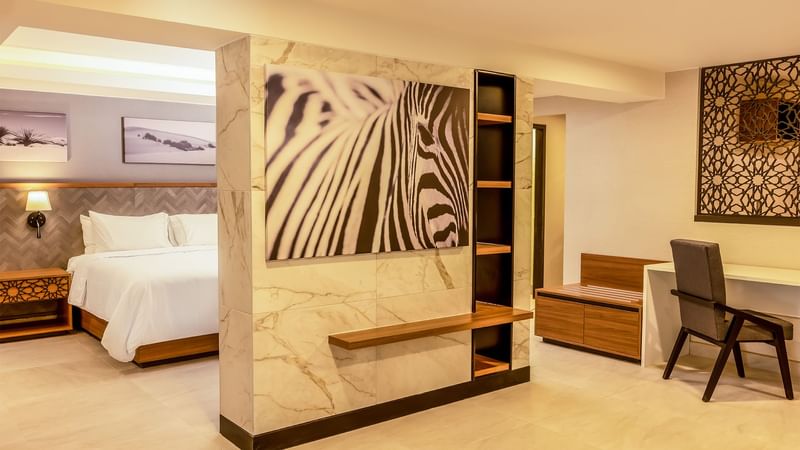 Large bed, wardrobe & furniture at Gamma Ciudad Juarez 