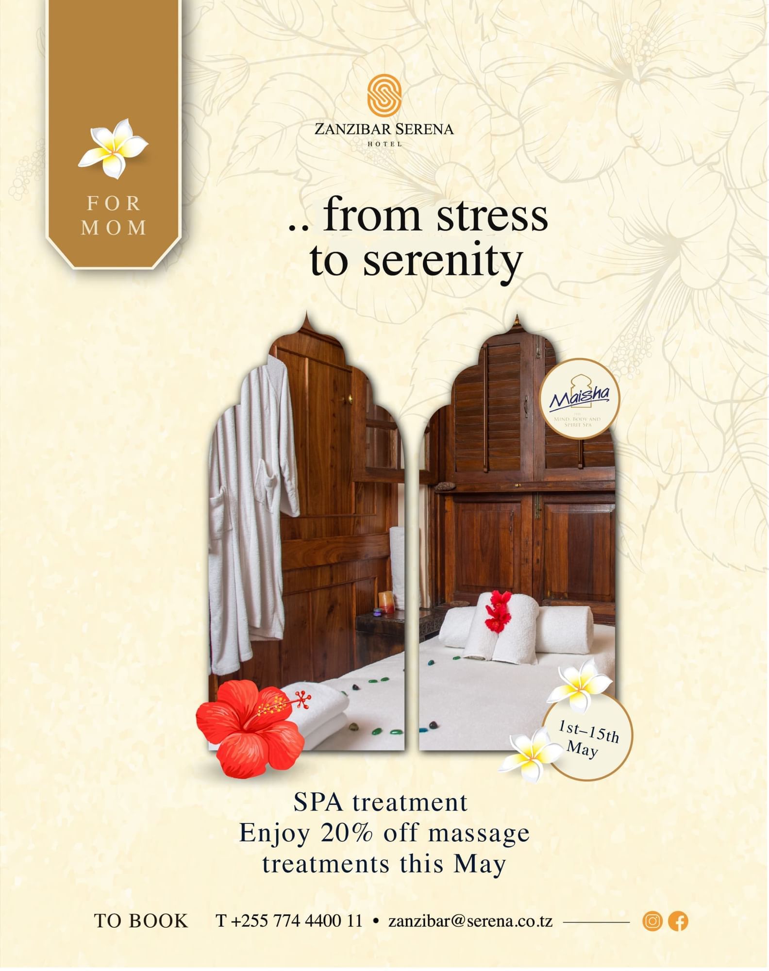 All For Mom Maisha Spa Offer