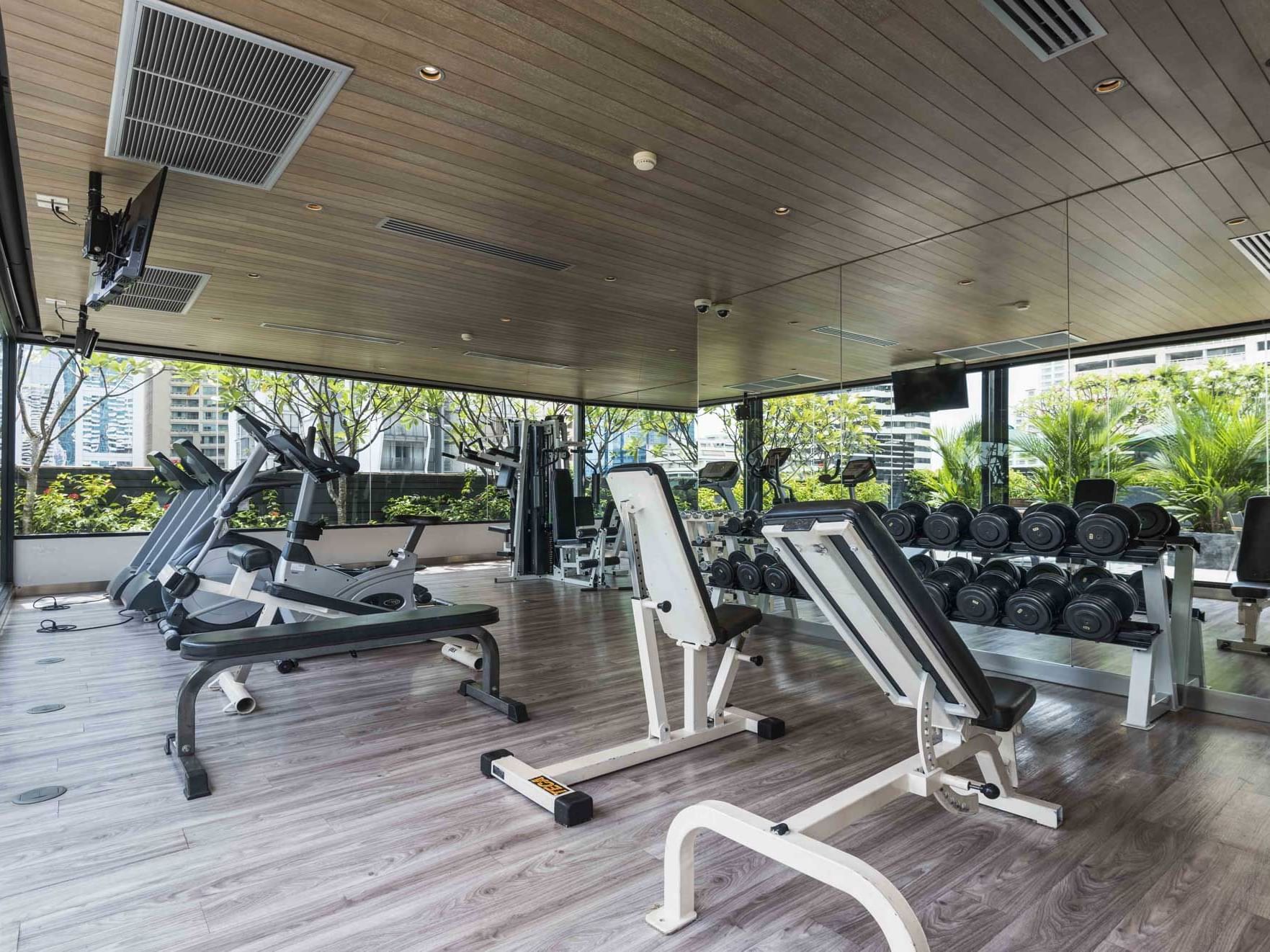 View of Fitness center at Maitria Hotel Sukhumvit 18 Bangkok