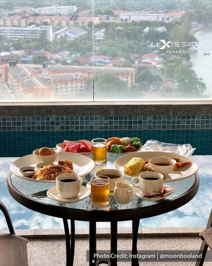 enjoy breakfast with your family in the private space of your own room