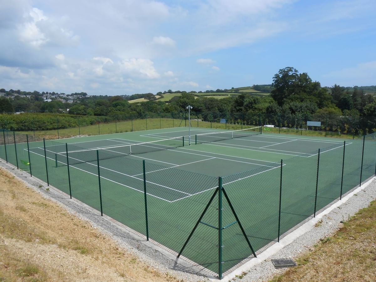 tennis court at The Cornwall Hotel