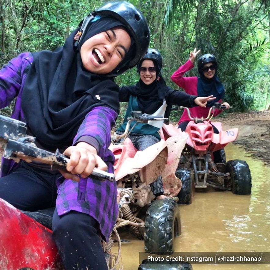 atv jungle trail at extreme park port dickson