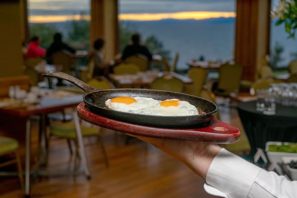 Dining at Hotel Cumbres Puerto Varas in Chile