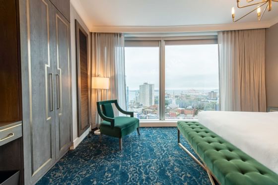 Armchair and Waterview The Sutton Place Hotel Halifax