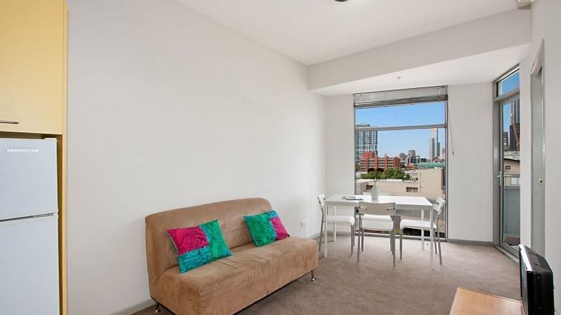 UniLodge 570 Swanston_Two bedroom furnished apartment small - living area