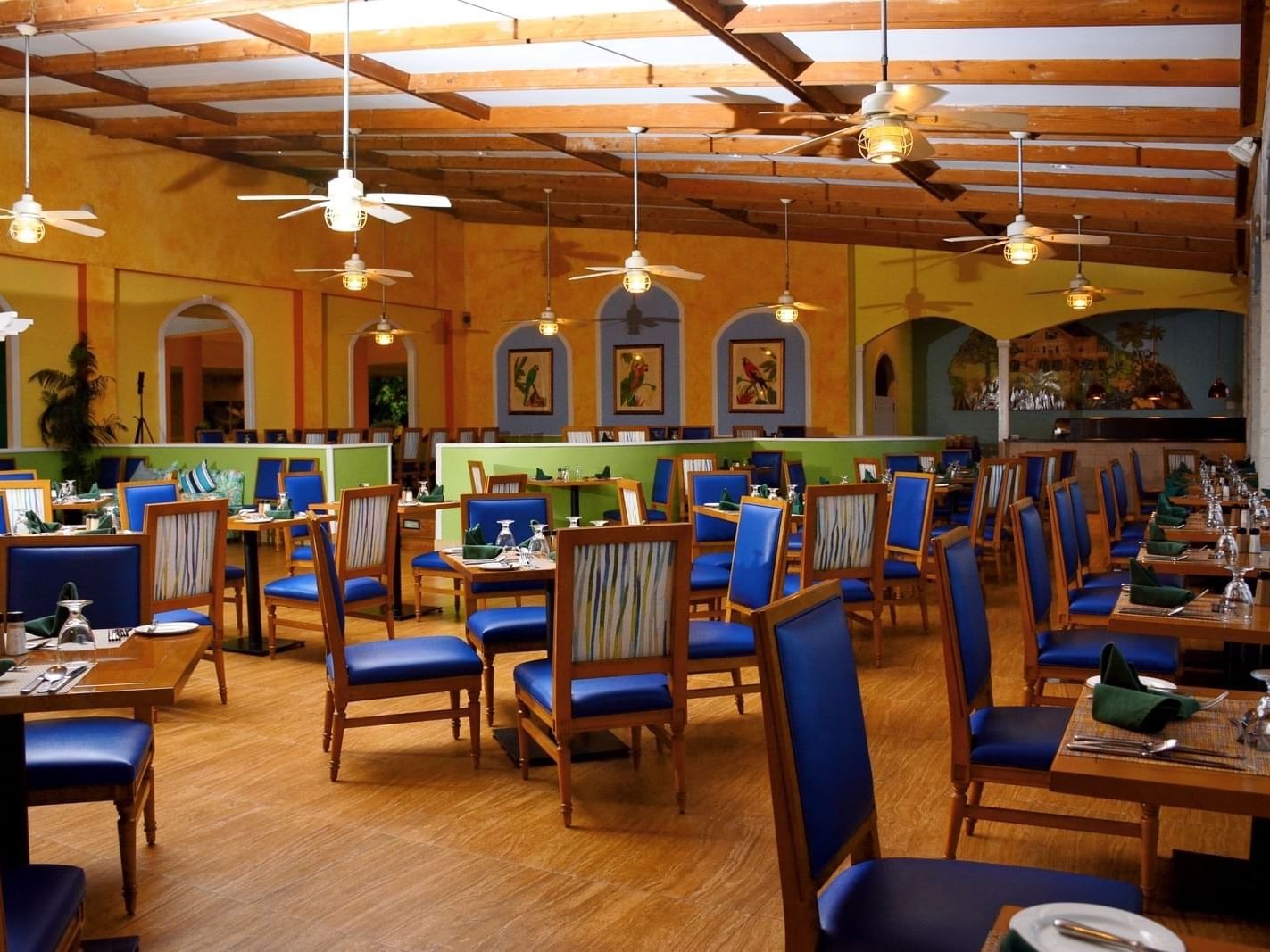 Interior of De Terrace restaurant at Holiday Inn Montego Bay