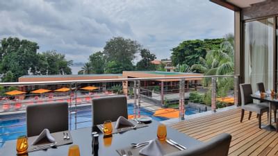 Restaurant at Fleuve Congo Hotel Hotel in Kinshasa