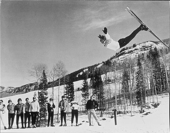 Image of Stein Eriksen skiing