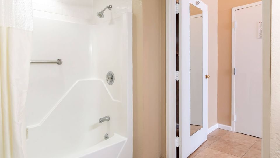 Bathroom in Large Studio at Brigantine Beach