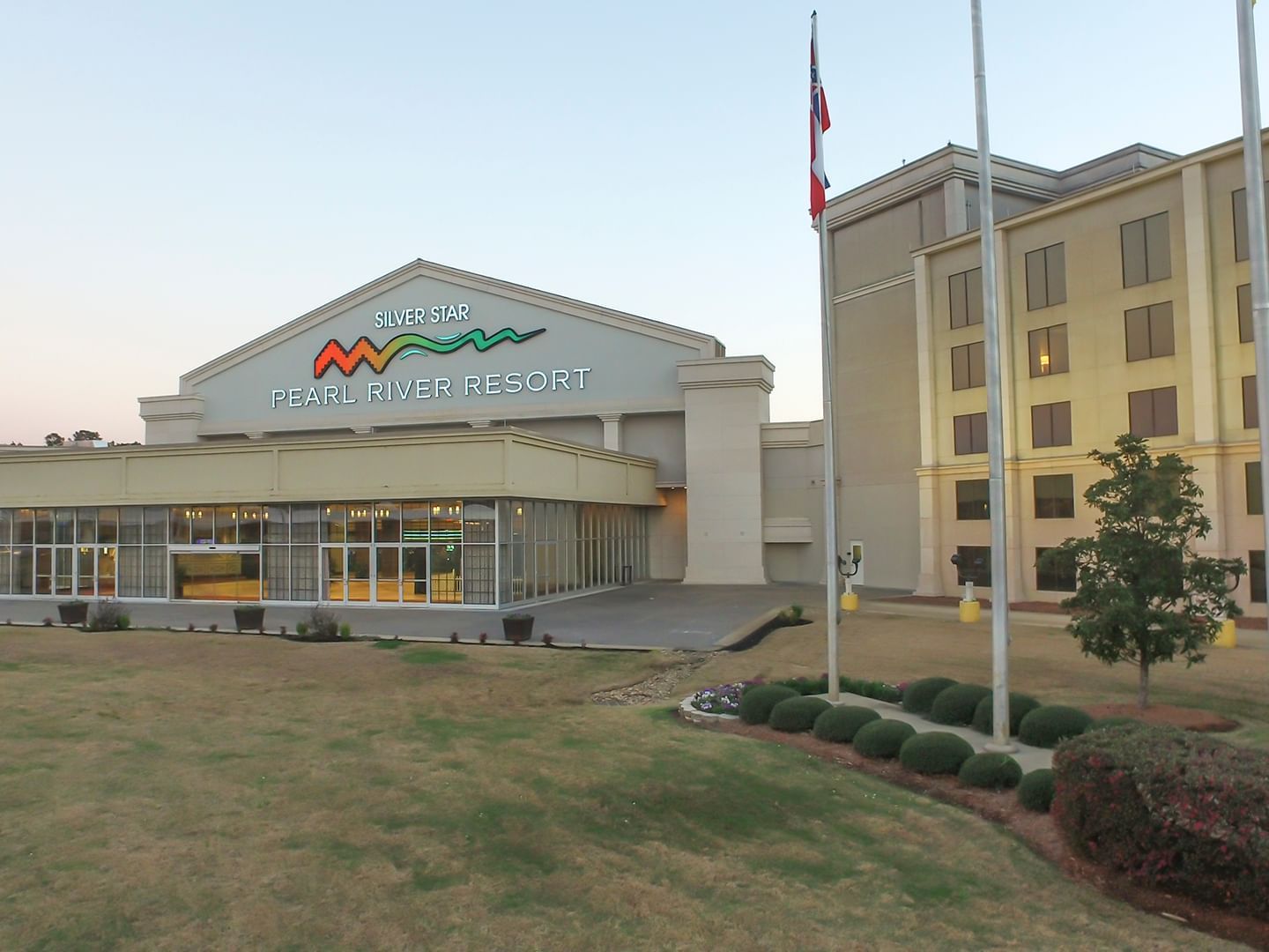 Exterior view of Silver Star Hotel near Pearl River Resorts