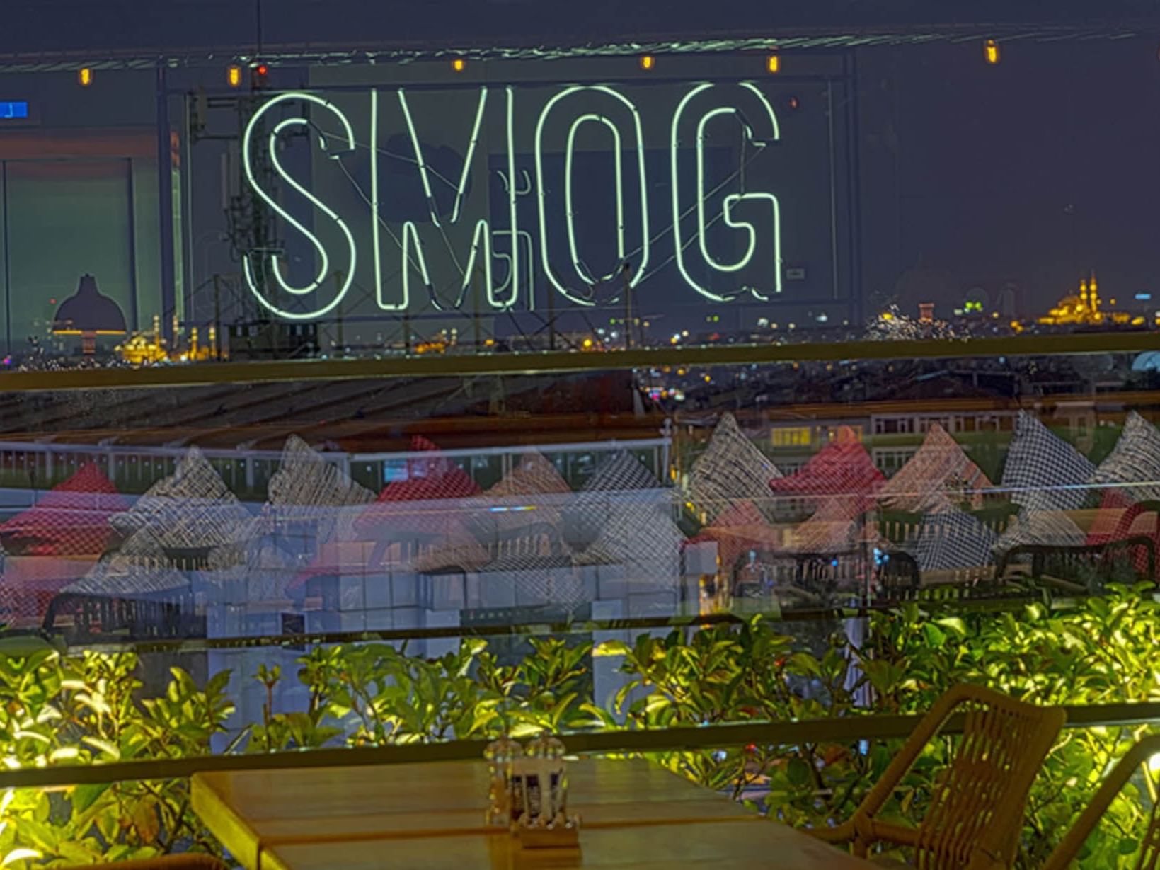 SMOG Shisha Lounge at LaSagrada Istanbul Hotel