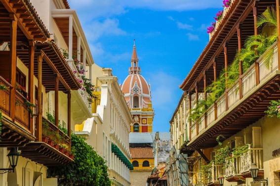 Cartagena Colombia Cathedral near Hotel Charleston