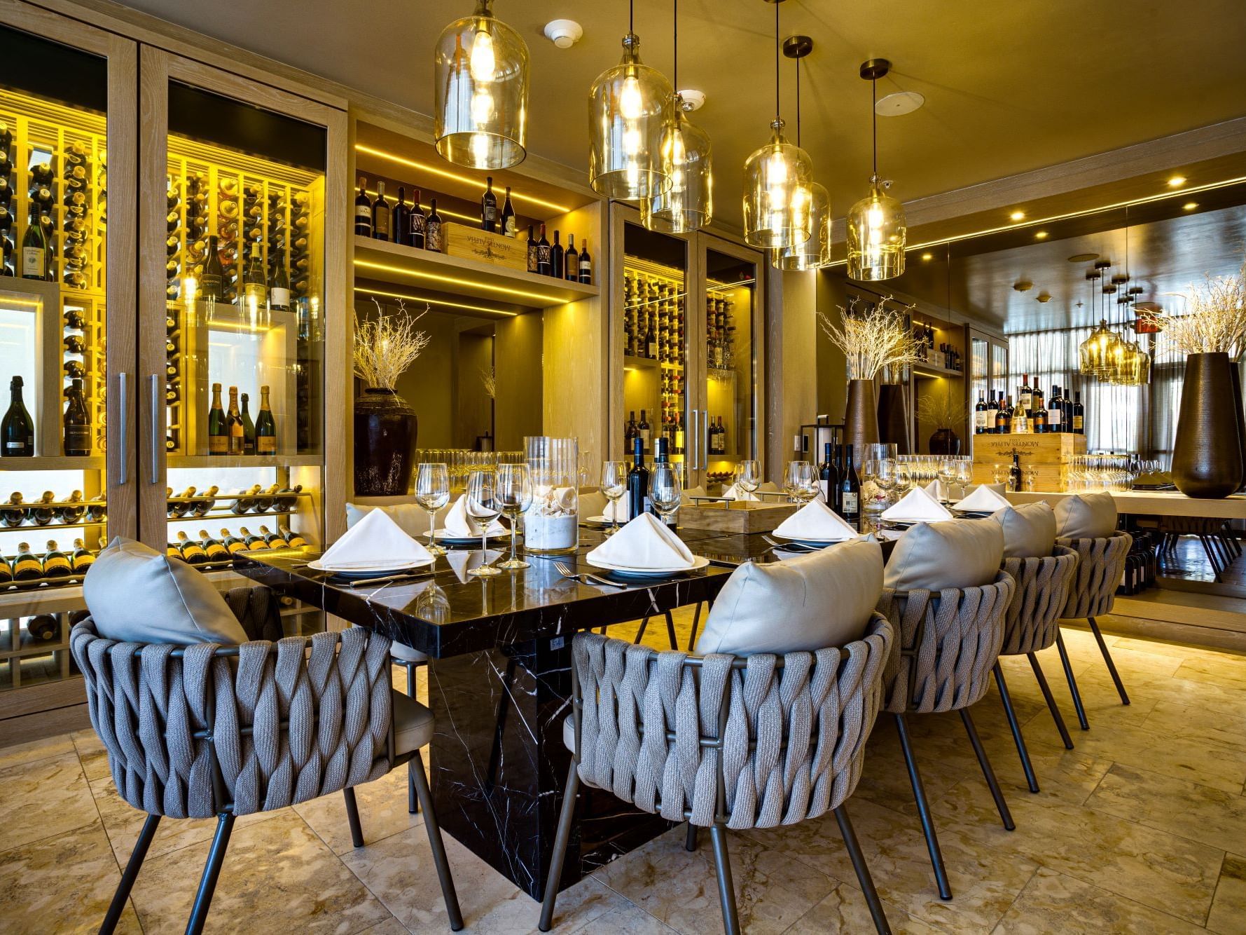 The Chef's Table private dining and wine pairing at Alaia Belize Autograph Collection