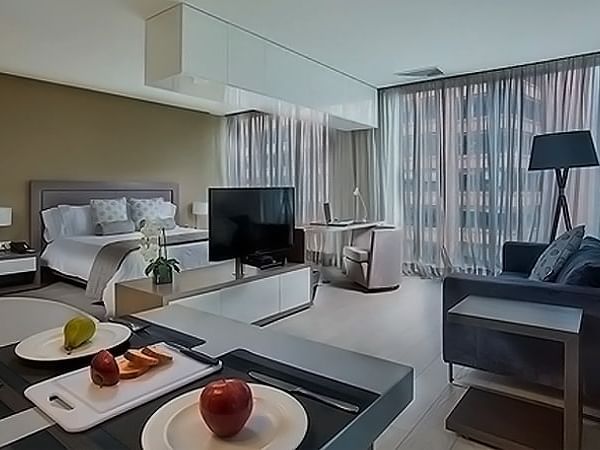 imagen plano general Emerald Loft suite | Junior Suite