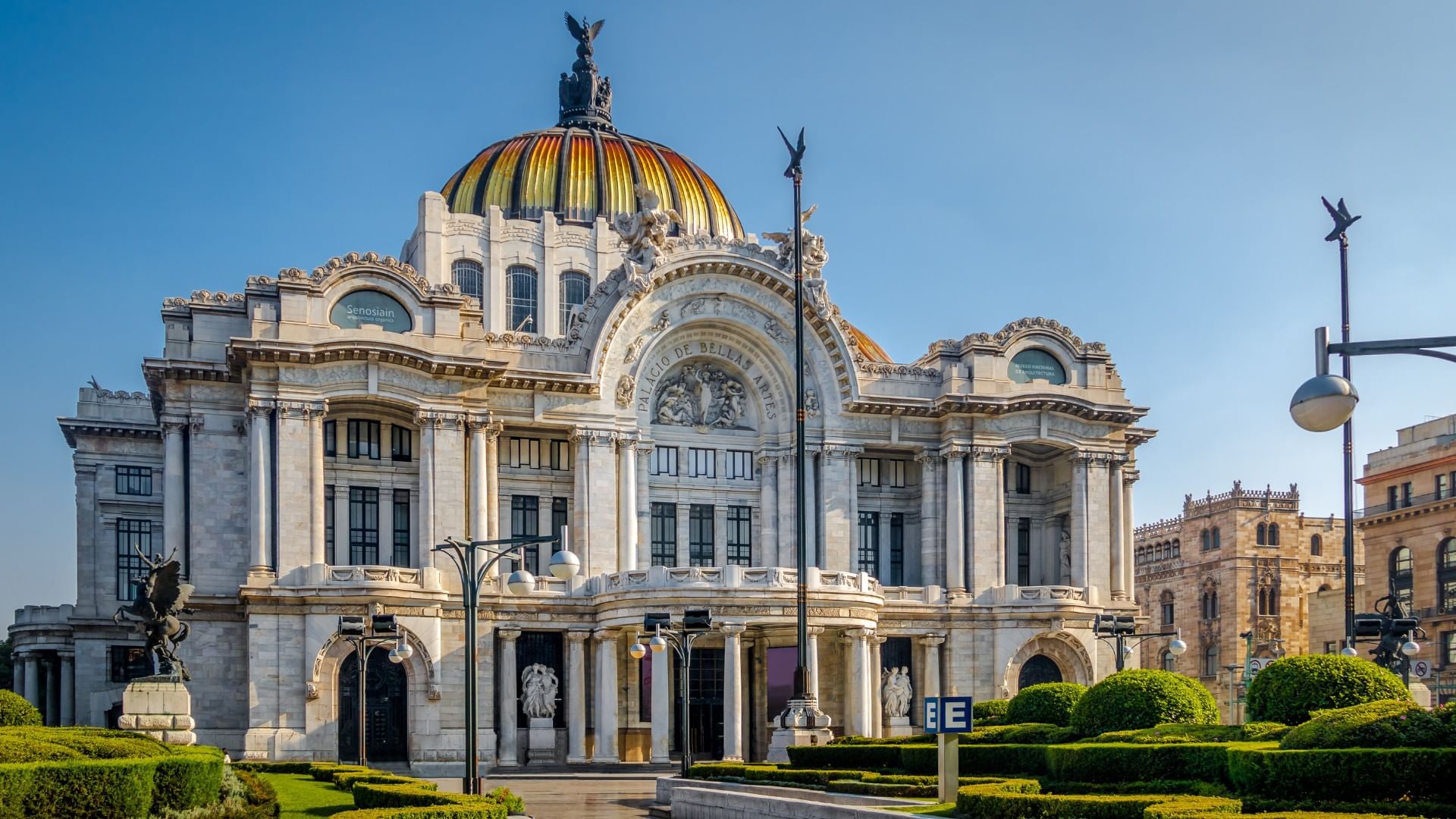Stunning Palacio de Bellas Artes, world-renowned marble palace near Camino Real Polanco Mexico