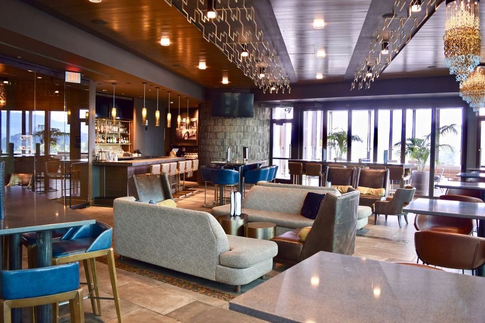 Dining & lounge area in Alchemy SkyBar at Defoor Hospitality