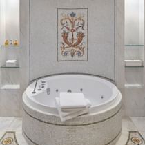 Vanity in bathroom of 3-bedroom residence at Palazzo Versace