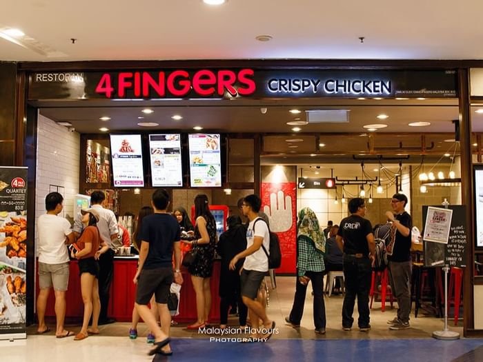 Four Fingers fried chicken available at Sunway Velocity Mall