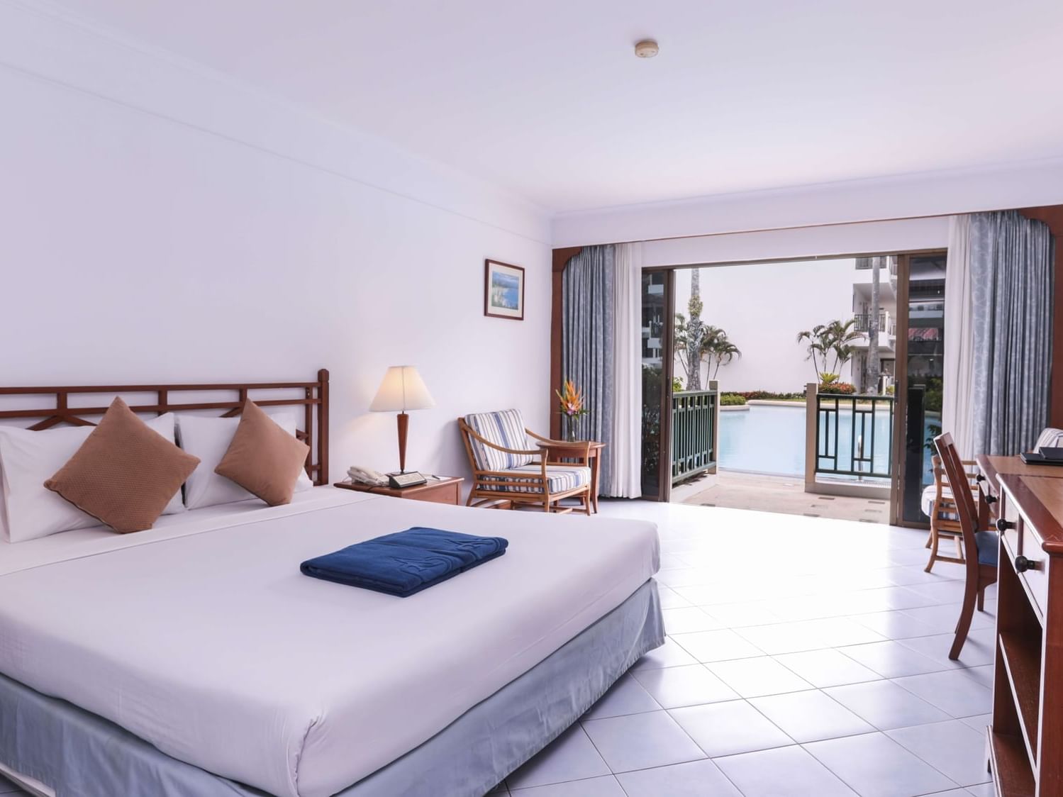 Deluxe Pool View Room at Amora Hotel