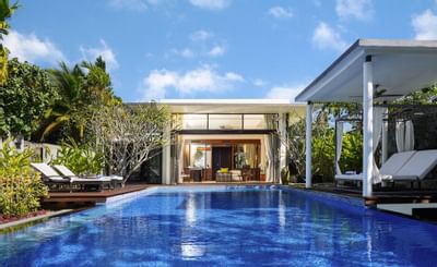 Outdoor pool of Empress beach villa at The Danna Langkawi