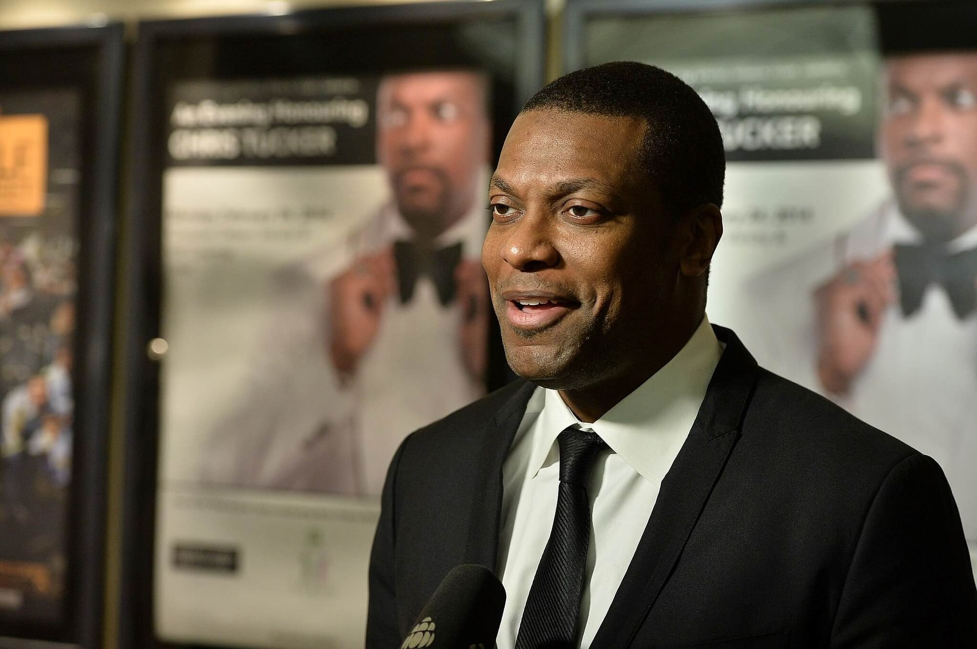 Chris Tucker on the red carpet