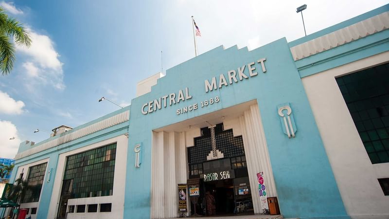 Entrance view of Central Market at Kuala Lumpur near Sunway Velocity Hotel