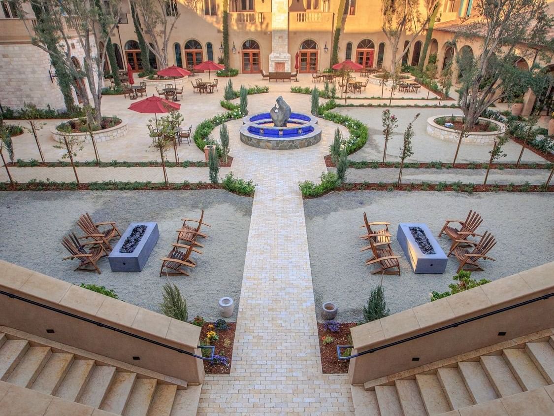 View of Allegretto Vineyard Courtyard