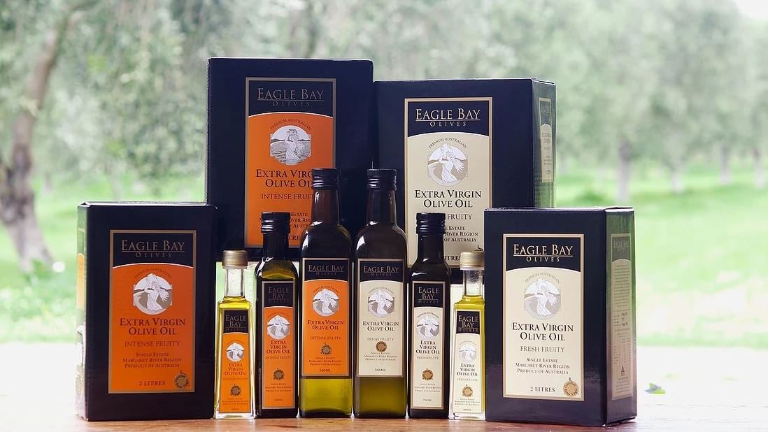 Olive oil from Eagle Bay Olives near Pullman Bunker Bay Resort