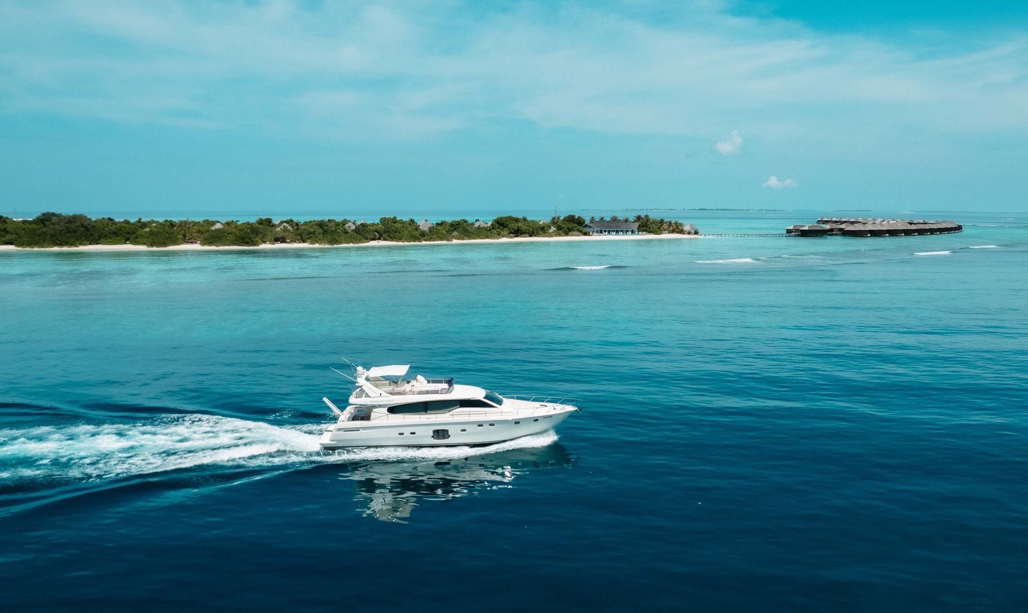 A yacht cruising in the deep blue sea, The Signature Collection