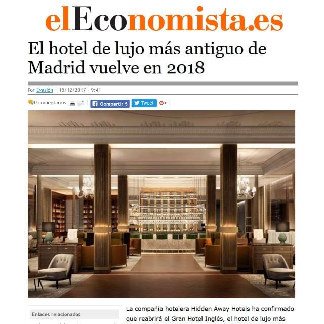 Gran Hotel Inglés en El Economista