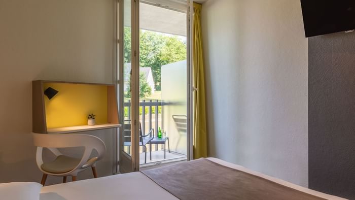 Interior of the Double bedroom at Ara Hotel